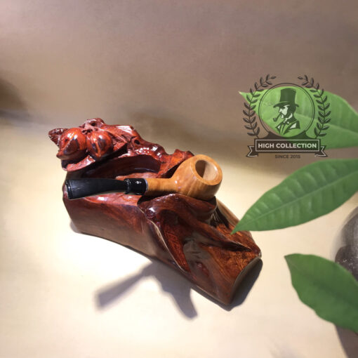 đế tẩu kèm gạt tàn gỗ