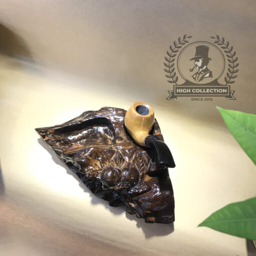 Gạt tàn đế tẩu gỗ nhỏ