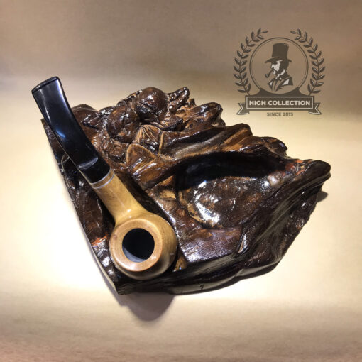 Gạt tàn đế tẩu gỗ nhỏ