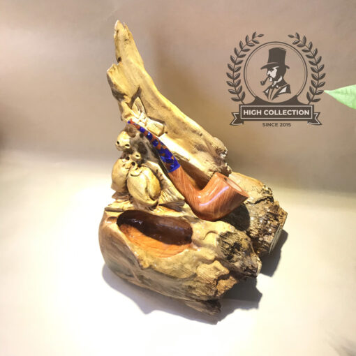 đế tẩu gỗ kèm gạt tàn 02