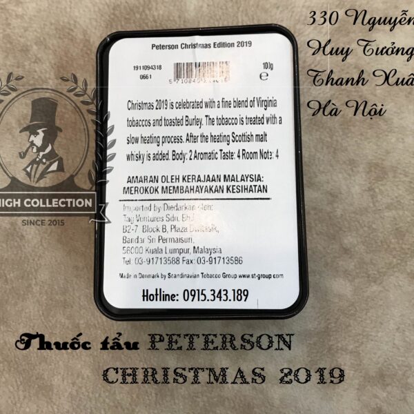 thuốc tẩu peterson christmas 2019