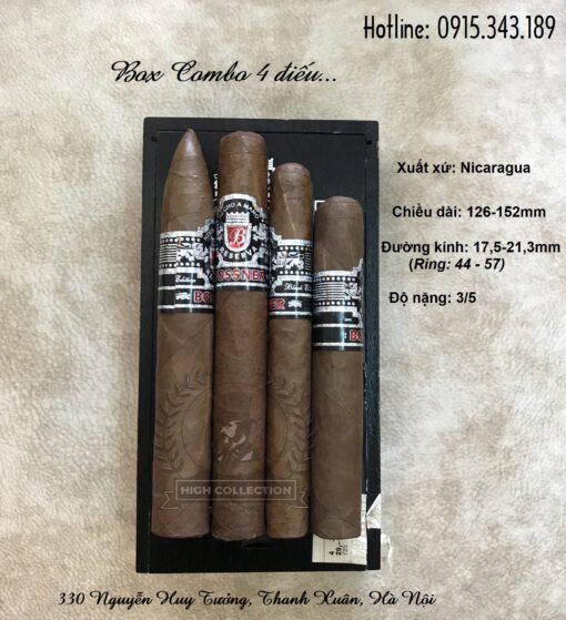 cigar bossner, cigar non cuba, cigar xách tay, xì xà xách tay, xì gà chính hãng,...