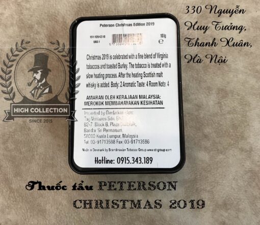 thuốc tẩu peterson christmas 2019