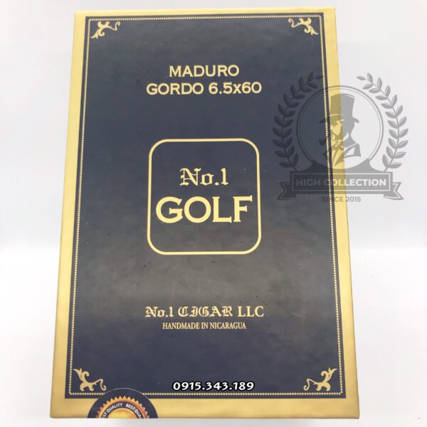 Cigar Golf No1 Maduro 20 Handmade In Nicaragua box 2