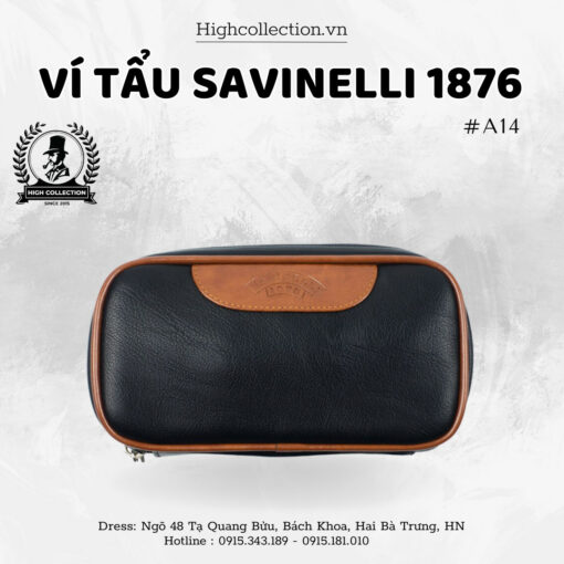 Ví Da Tẩu Savinelli 1876 Nhỏ A14