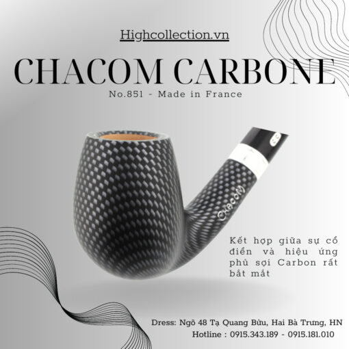 Tẩu Chacom Carbone 851