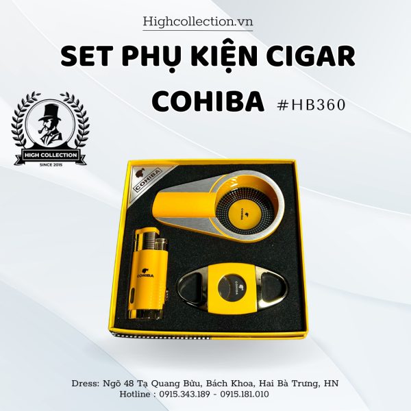 Set Phụ Kiện Cigar Cohiba 3PK HB360