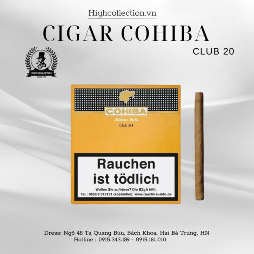 Cigar Cohiba Club 20 Nội Địa Đức