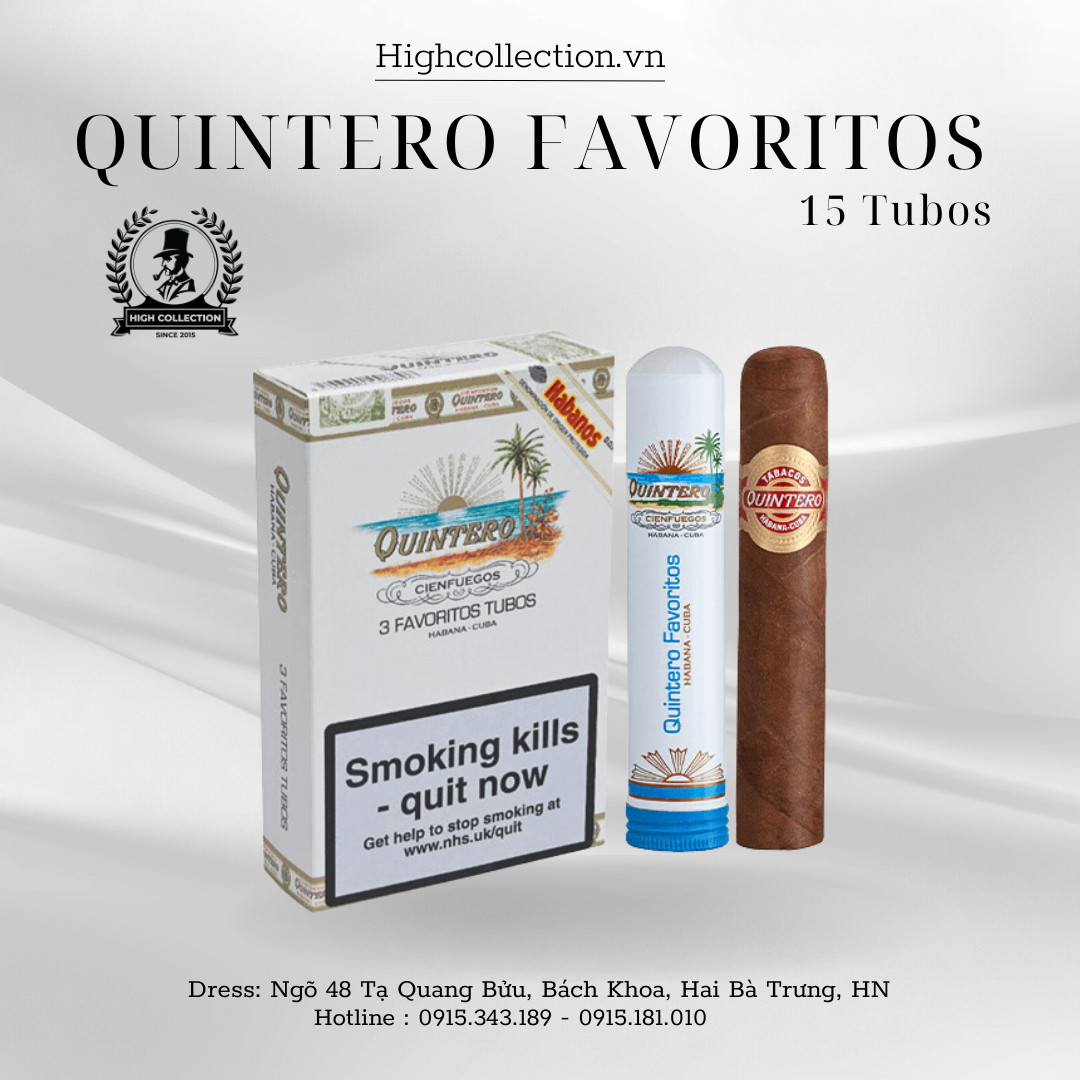Cigar Quintero Favoritos 15 Tubos