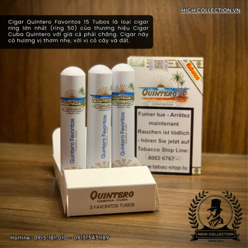 Cigar Quintero Favoritos 15 Tubos