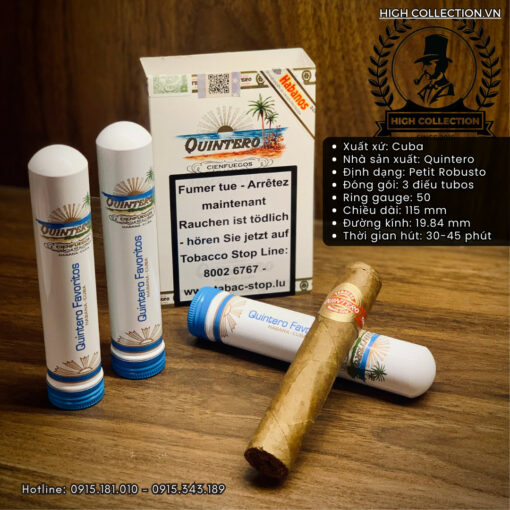 Cigar Quintero Favoritos 15 Tubos