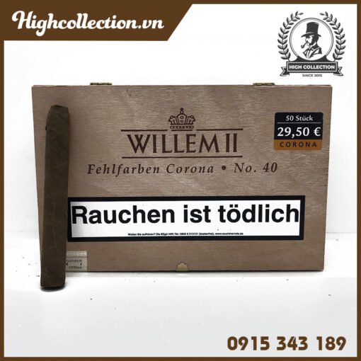 Cigar Willem II Fehlfarben Corona No. 40 Nội Địa Đức