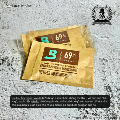 Gói Giữ Ẩm Cigar Boveda 69%
