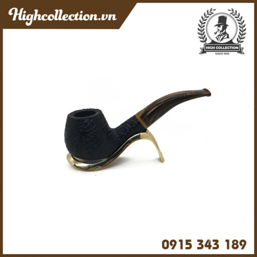 Tẩu Savinelli Tigre Rusticated Black 645KS