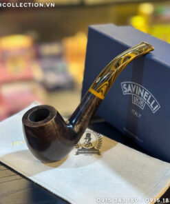 Tẩu Briar Savinelli Tigre Smooth Dark Brown 670