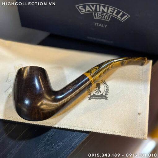 Tẩu Briar Savinelli Tigre Smooth Dark Brown 670