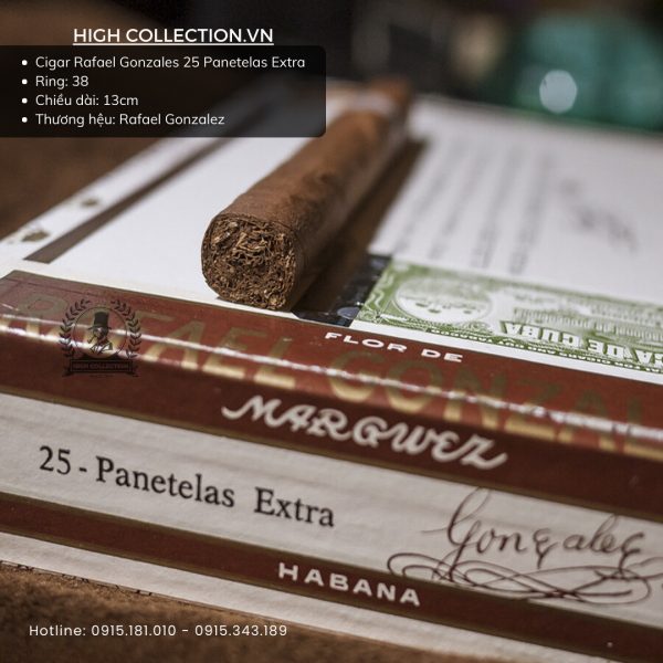 Cigar Rafael Gonzales 25 Panetelas Extra