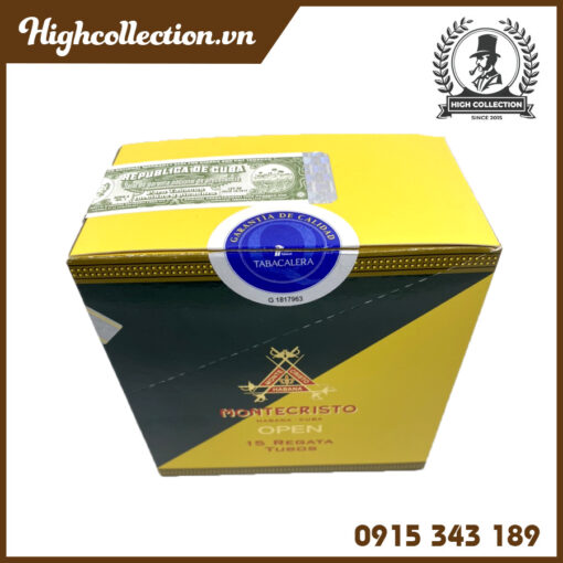Cigar Montecristo Open 15 Regata Tubos TBN