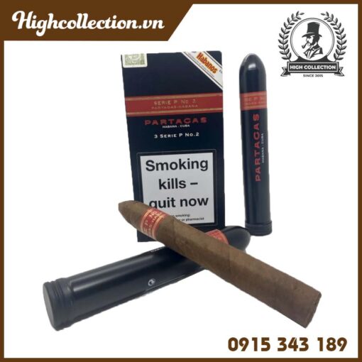 Cigar Partagas 15 Serie P No.2 Tubos Duty Đức