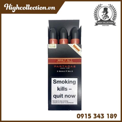 Cigar Partagas 15 Serie P No.2 Tubos Duty Đức
