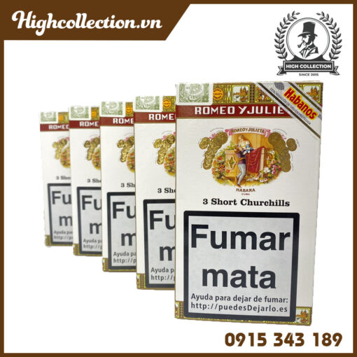 Cigar Romeo Y Julieta 15 Short Churchill Tubos TBN