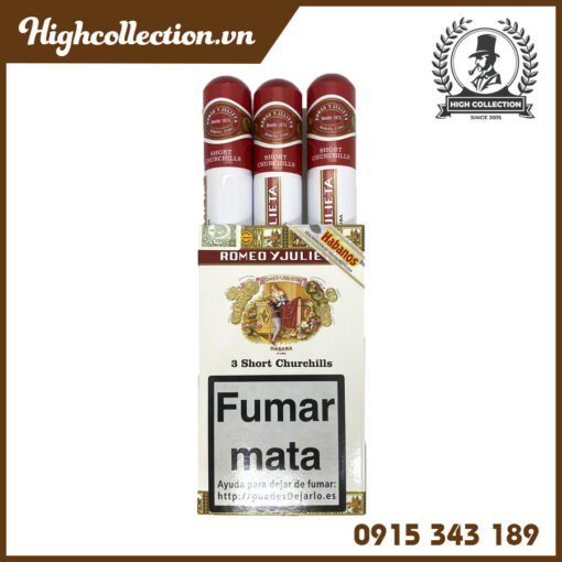 Cigar Romeo Y Julieta 15 Short Churchill Tubos TBN