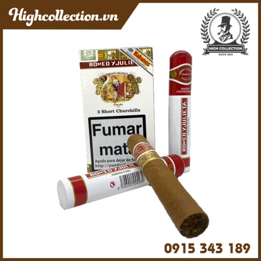 Cigar Romeo Y Julieta 15 Short Churchill Tubos TBN