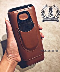 Ống Đựng Cigar Lubinski 3 Điếu Kèm Dao HY-3305L