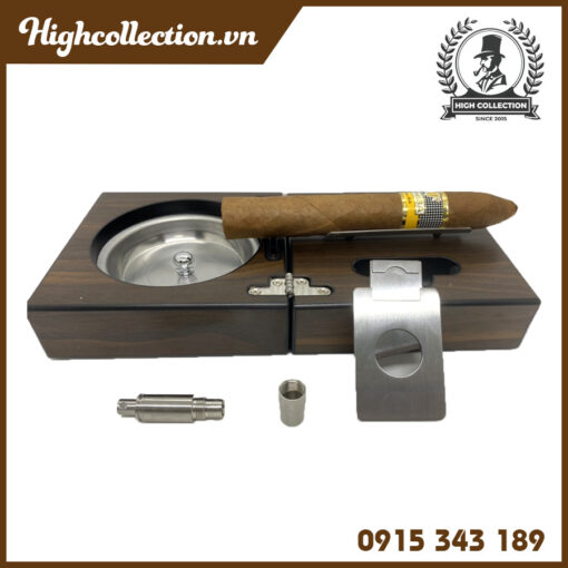 Set Phụ Kiện Cigar Hộp Gỗ 4PK