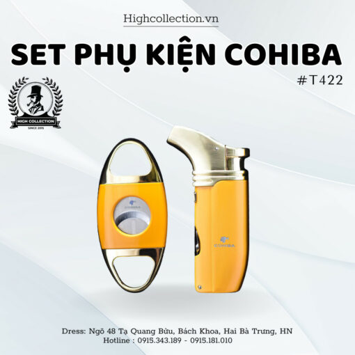 Set Phụ Kiện Cigar Cohiba 2PK T422