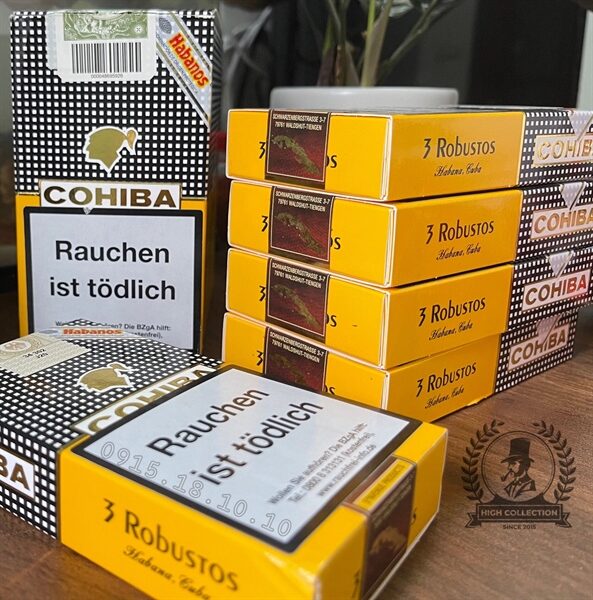 Cigar Cohiba Robusto Pack Giấy Đức