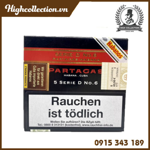 Cigar Partagas 5 Serie D No.6 Đức