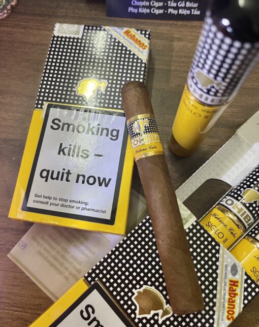 cigar cohiba siglo ii tubos duty duc