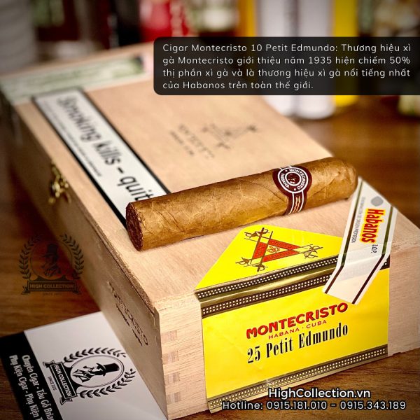 Cigar Montecristo 25 Petit Edmundo Duty Đức
