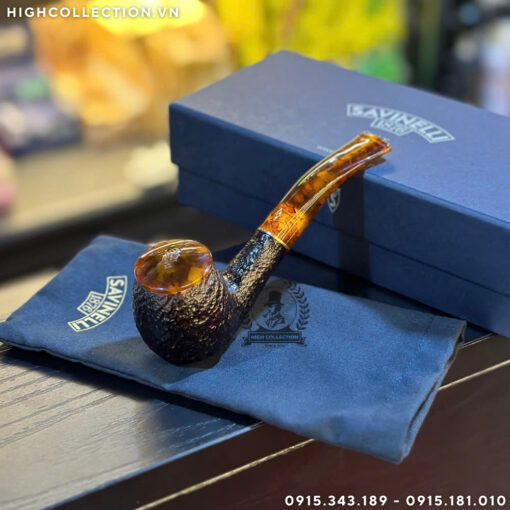 Tẩu Savinelli Tortuga Rustic Smooth 626
