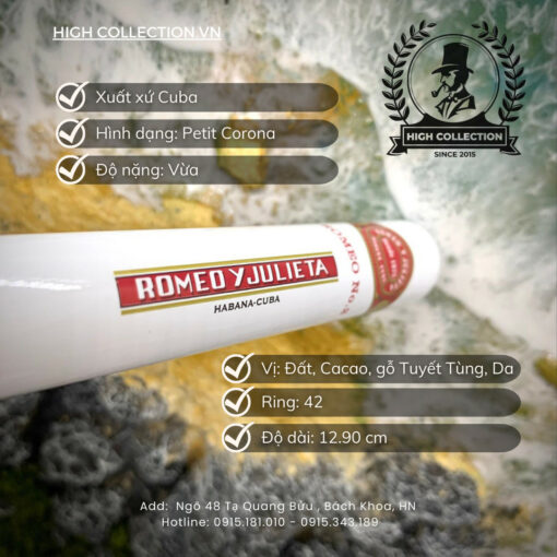 Cigar Romeo Y Julieta 25 Romeo No.2 Đức