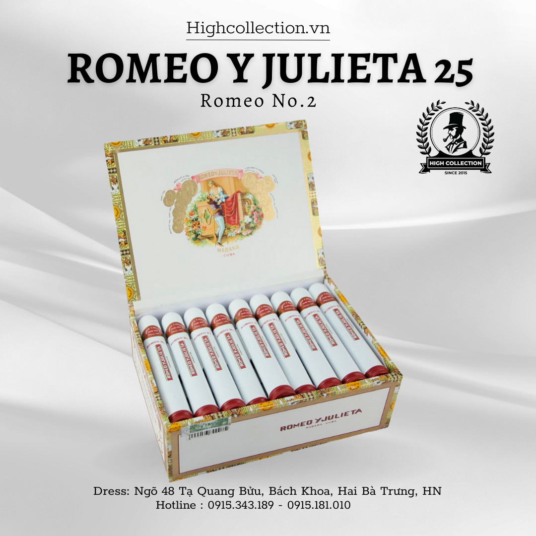 Xì Gà Romeo Y Julieta 25 Romeo No.2 Đức