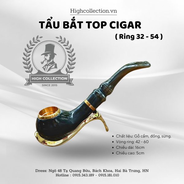 Tẩu Cigar Sừng Size 32-54
