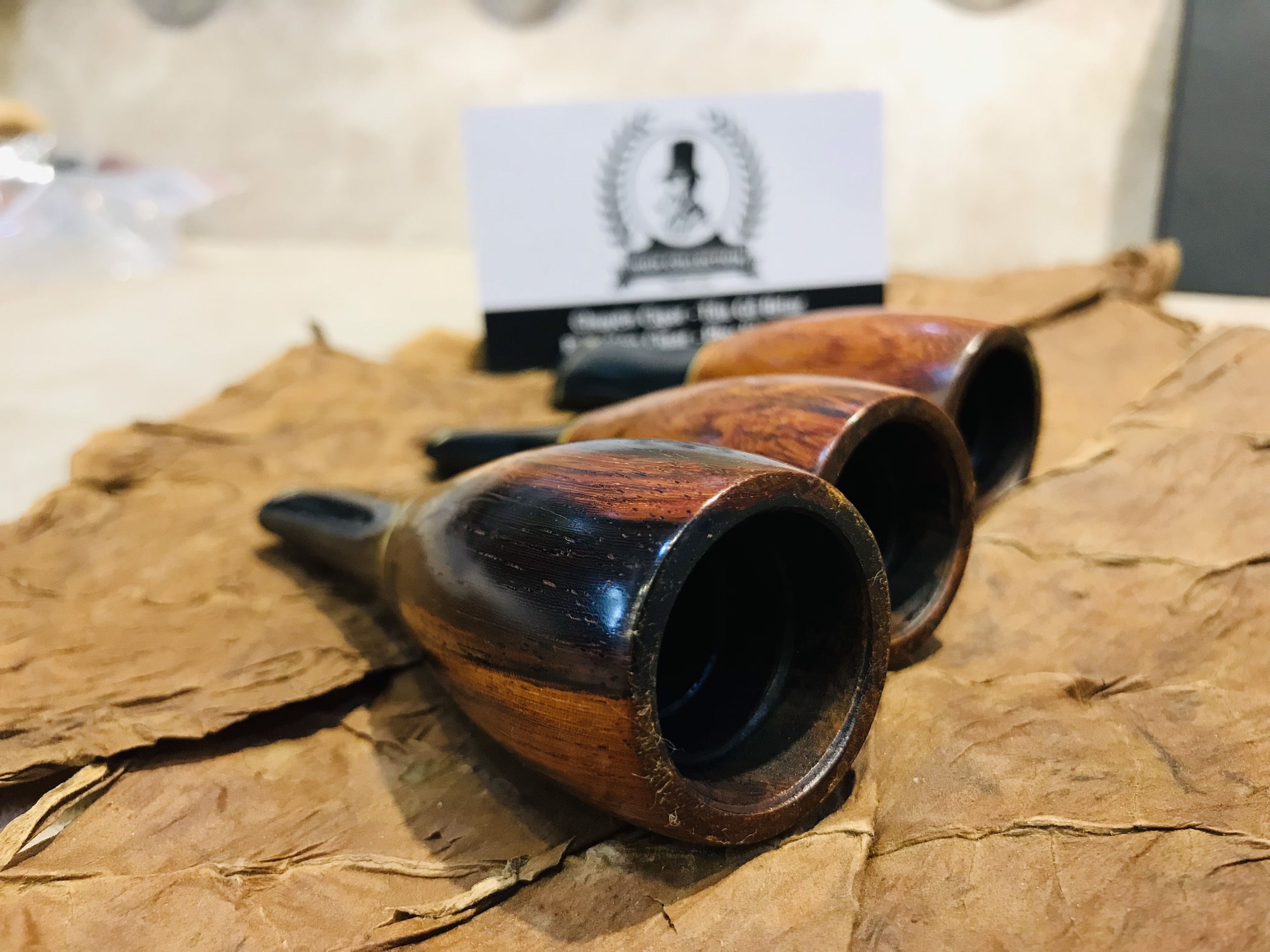 Cán Tẩu Cigar Sừng - Gỗ Cẩm Ring 36-60