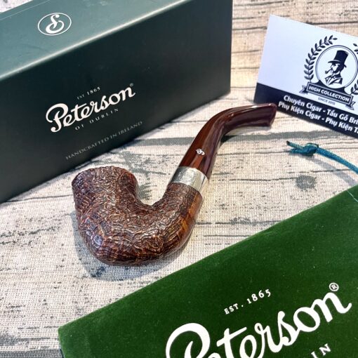 Tẩu gỗ Briar PETERSON OF DUBLIN IRISH HARP 05