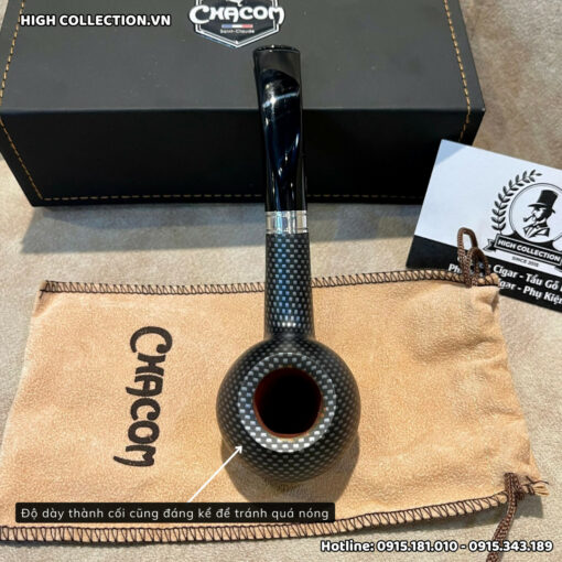 Tẩu gỗ Briar CHACOM Made In France 426