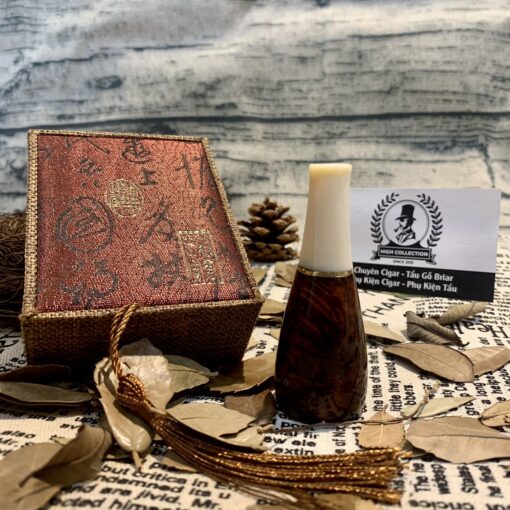 Cán Tẩu Cigar Ngà - Gỗ Briar Ring 36-60