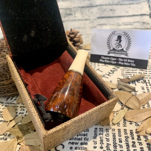 Cán Tẩu Cigar Ngà - Gỗ Briar Ring 36-60