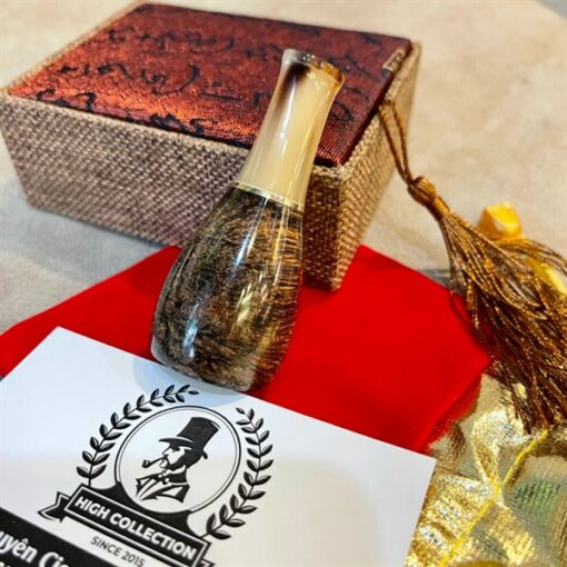 Cán Tẩu Cigar Sừng - Gỗ Briar Ring 36-60