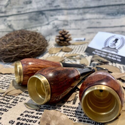 Cán Tẩu Cigar Sừng - Gỗ Cẩm Bọc Đông Ring 42-60