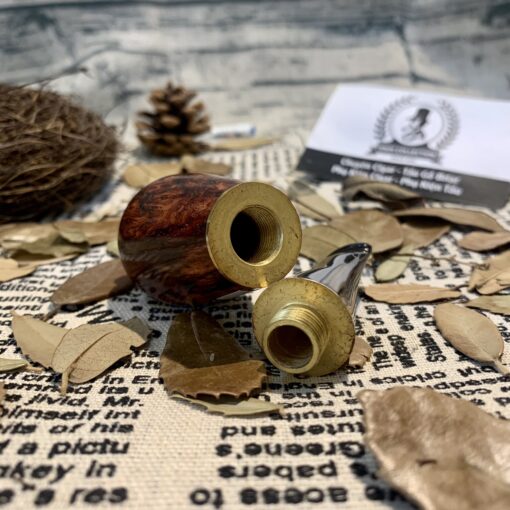 Cán Tẩu Cigar Sừng - Gỗ Cẩm Bọc Đông Ring 42-60