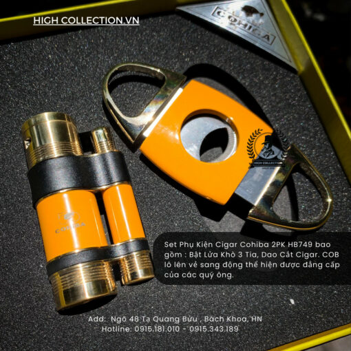 Set Phụ Kiện Cigar Cohiba 2PK HB749