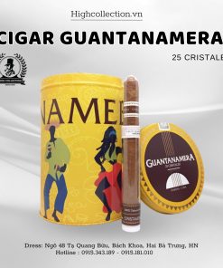 Cigar Guantanamera 25 Cristales Hộp Thiếc Tròn
