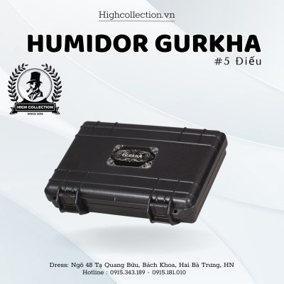 Humidor Gurkha 5 Điếu