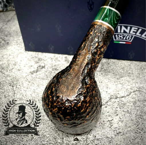 Tẩu Briar Savinelli Impero Rustic Dark Brown 111KS